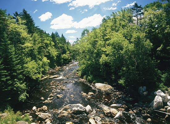 Beautiful Adirondack Mountains in New York