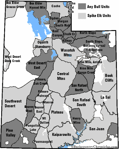 Utah hunting zones