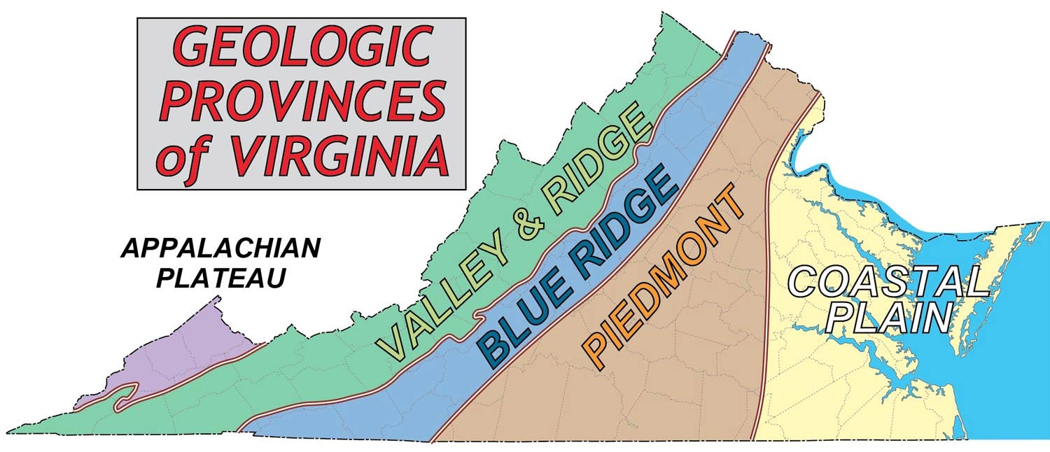 Virginia Hunting Areas and Regions